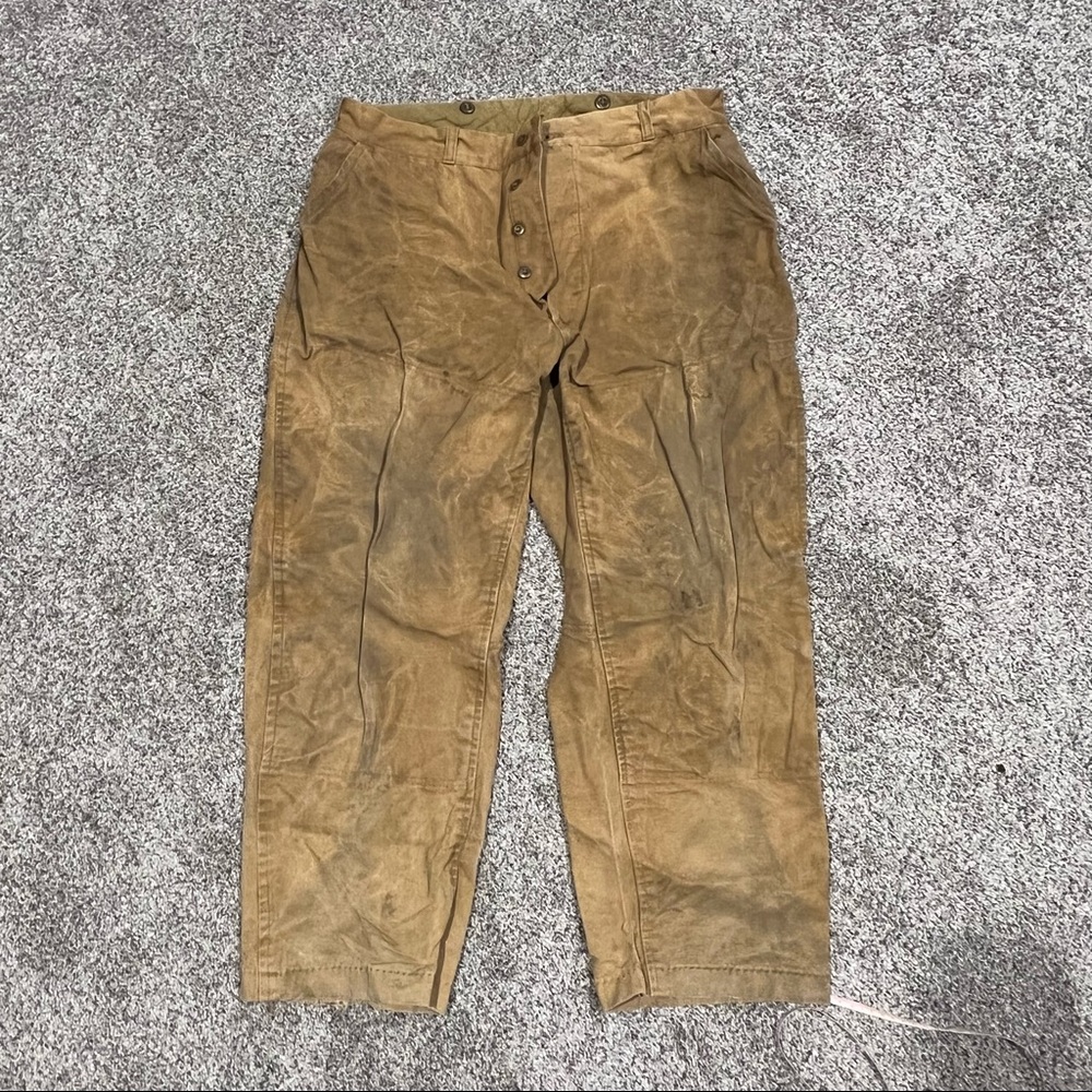 Vintage Canvas Style Pants Unknown Brand